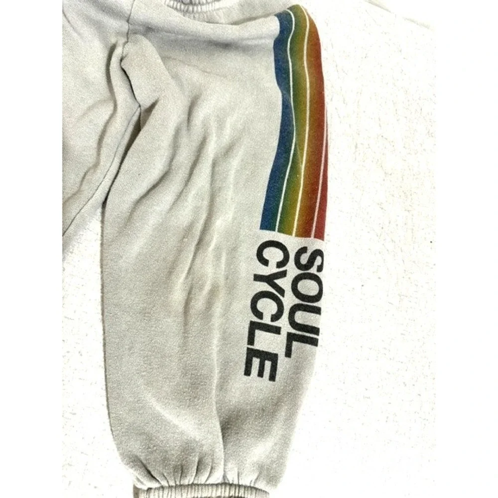 Aviator Nation 2/4T Navy Blue Logo Zip Hoodie & Gray Soul Cycle Logo Sweats
